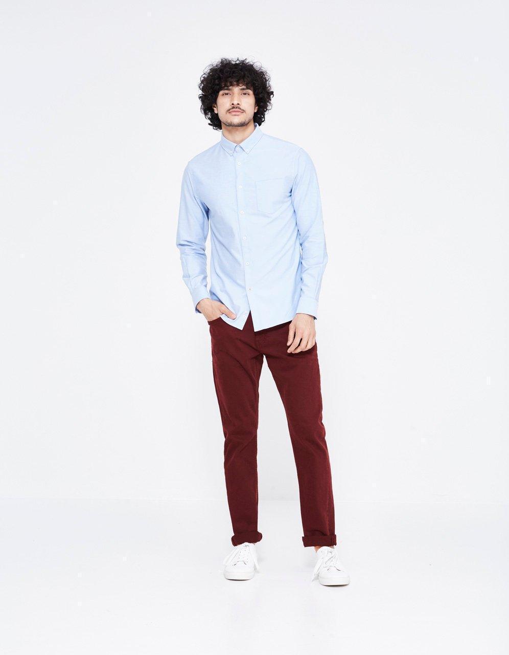 CELIO OXFORD SLIM BUTTON SHIRT - SMgarment's