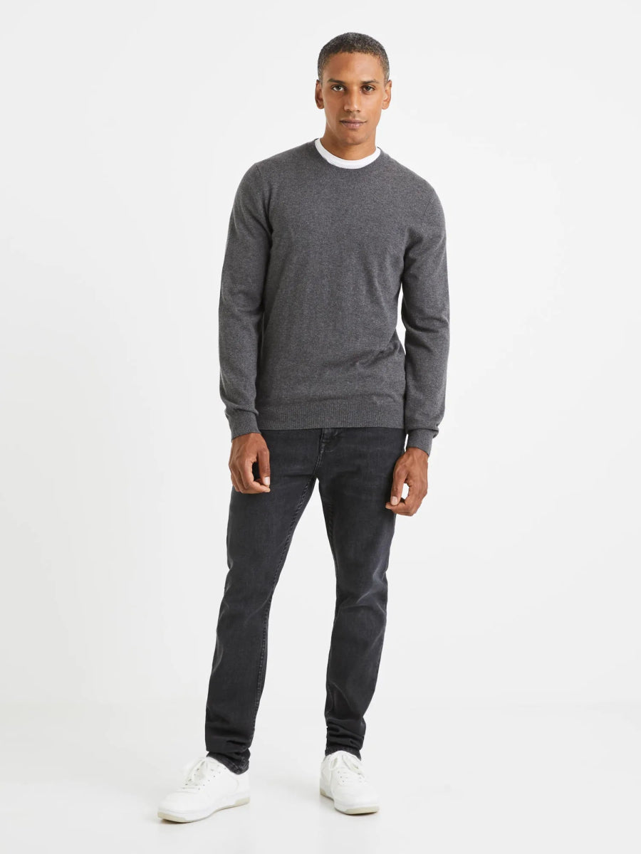 CELIO Plain Vecrewflex Sweater - Smgarment's