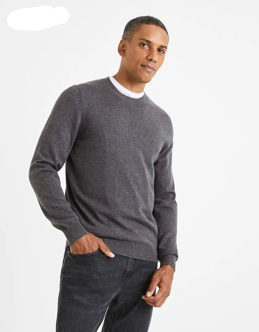 CELIO Plain Vecrewflex Sweater - Smgarment's