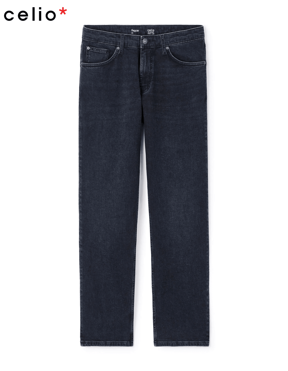 CELIO Regular stretch cotton jeans c5 3 lengths - navy - SMgarment's