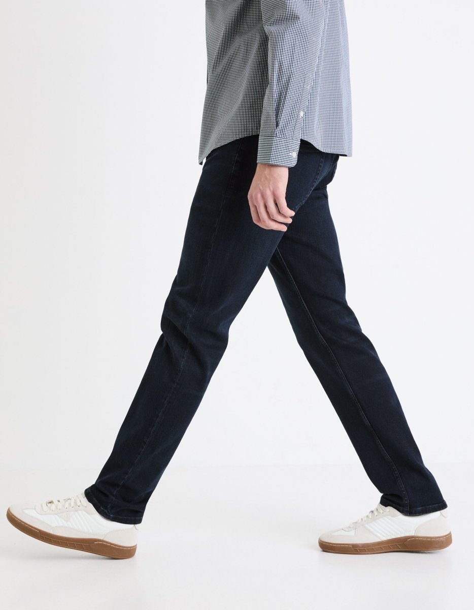 CELIO Regular stretch cotton jeans c5 3 lengths - navy - Smgarment's