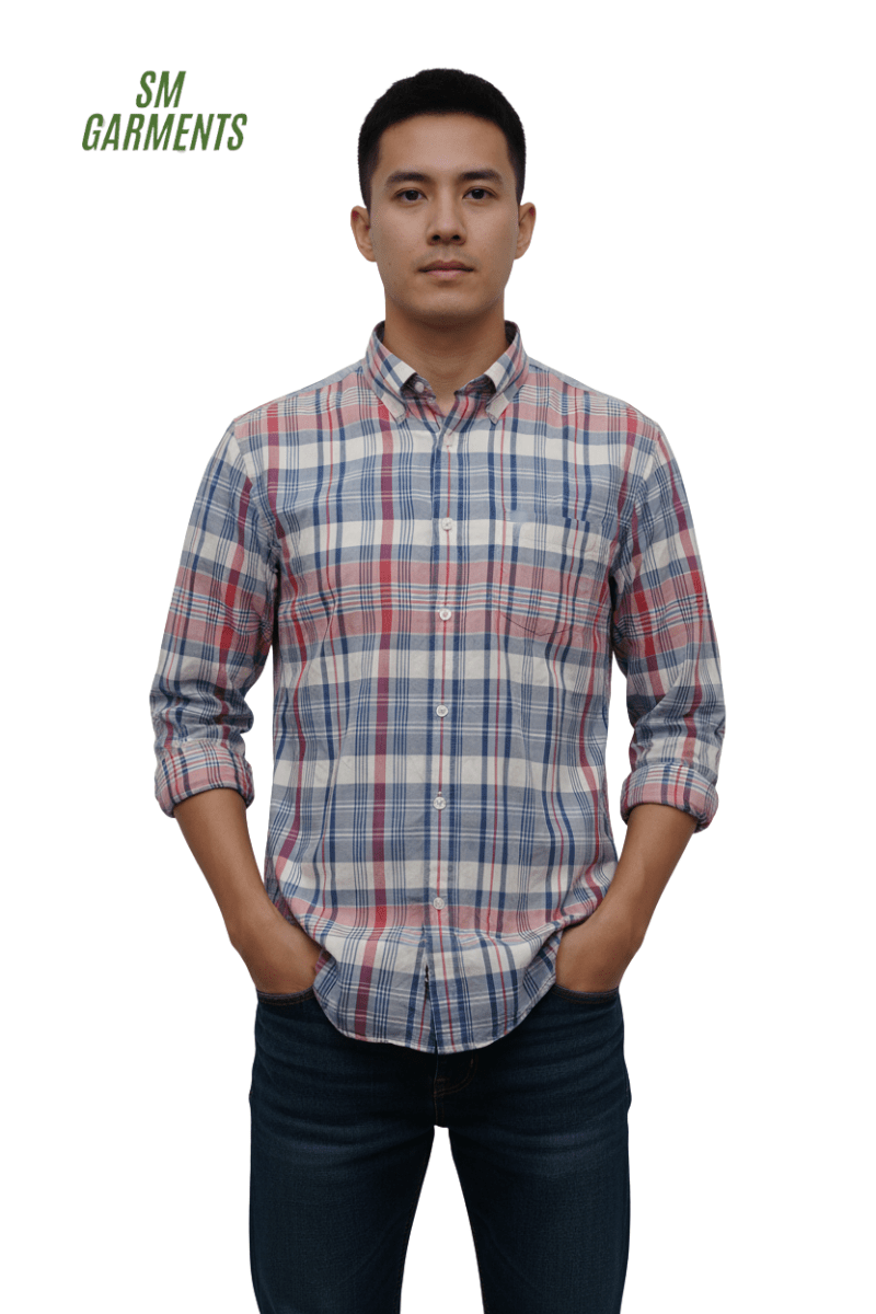 Checkered Flannel Shirt - Smgarment's