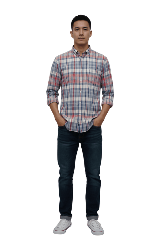 Checkered Flannel Shirt - Smgarment's
