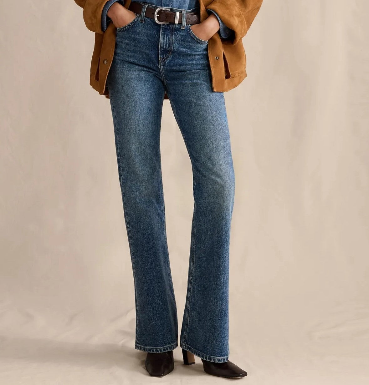 High-Rise Bootcut Jean