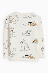 CNA BOYS DOG PRINTED SWEATSHIRT - Smgarment's