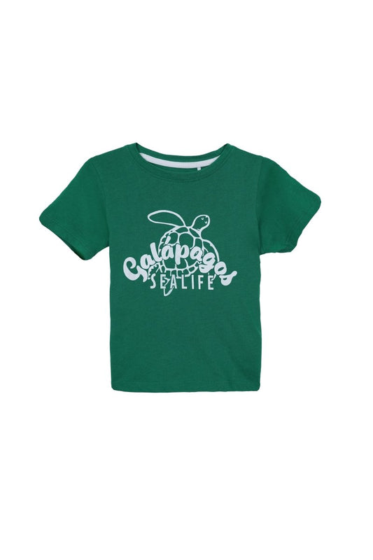 COOL CLUB Kids Green Sea Turtle Ocean Graphic Tee - Smgarment's