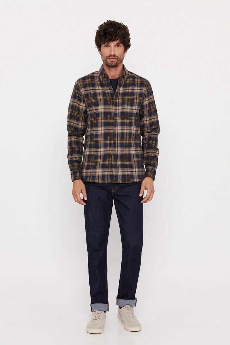 CORTEFIEL Checkered flannel shirt