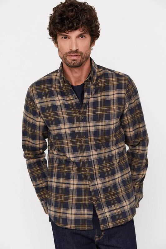 CORTEFIEL Checkered flannel shirt - SMgarment's