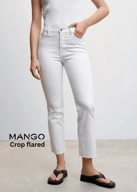 Crop flared jeans - Smgarment's