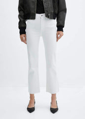 CROP FLARED JEANS - SMgarment's