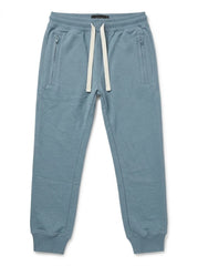 Boys BRANDED' Slate Blue Zipper Pocket Fleece Jogger Sweatpants| SM GARMENTS