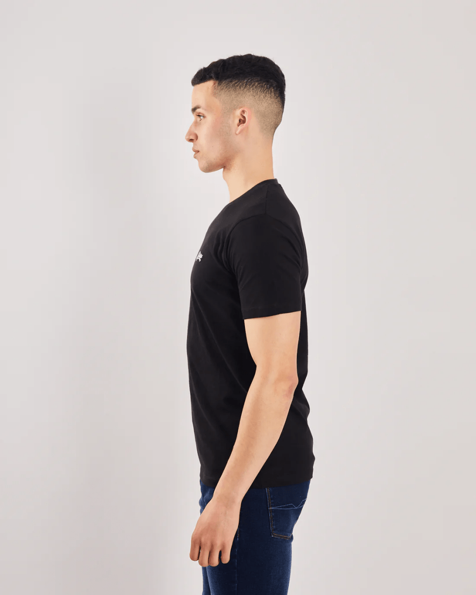 DEISEL Basic Oakley V Neck Black Tee - Smgarment's