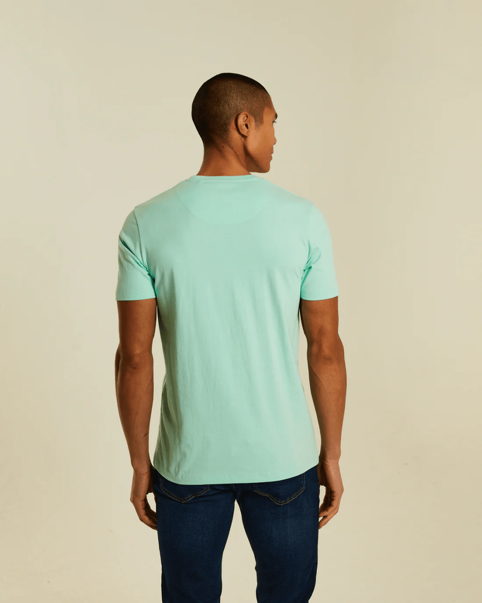 DIESEL Basic Caden O Neck Cool Mint Tee - Smgarment's
