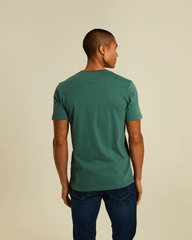 DIESEL Basic Caden O Neck Green Trail Tee - Smgarment's