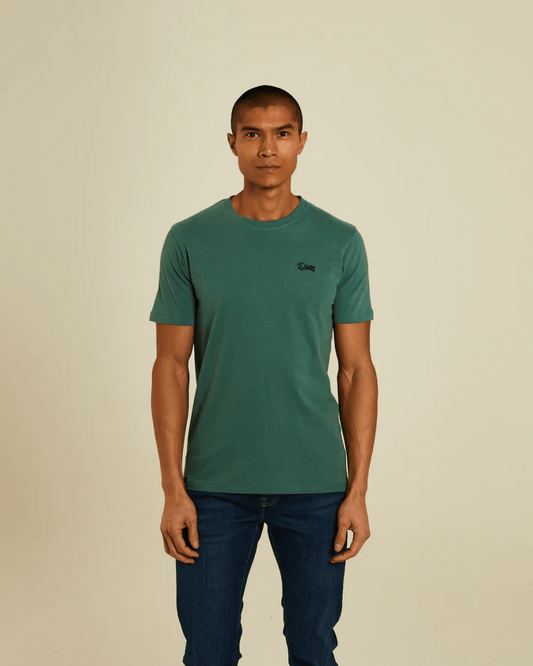DIESEL Basic Caden O Neck Green Trail Tee - Smgarment's