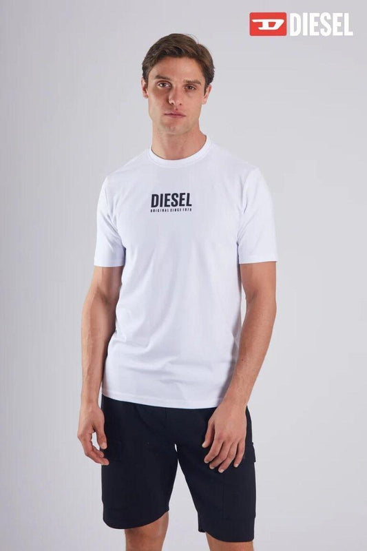 DIESEL HARRIS TEE OPTIC WHITE - Smgarment's