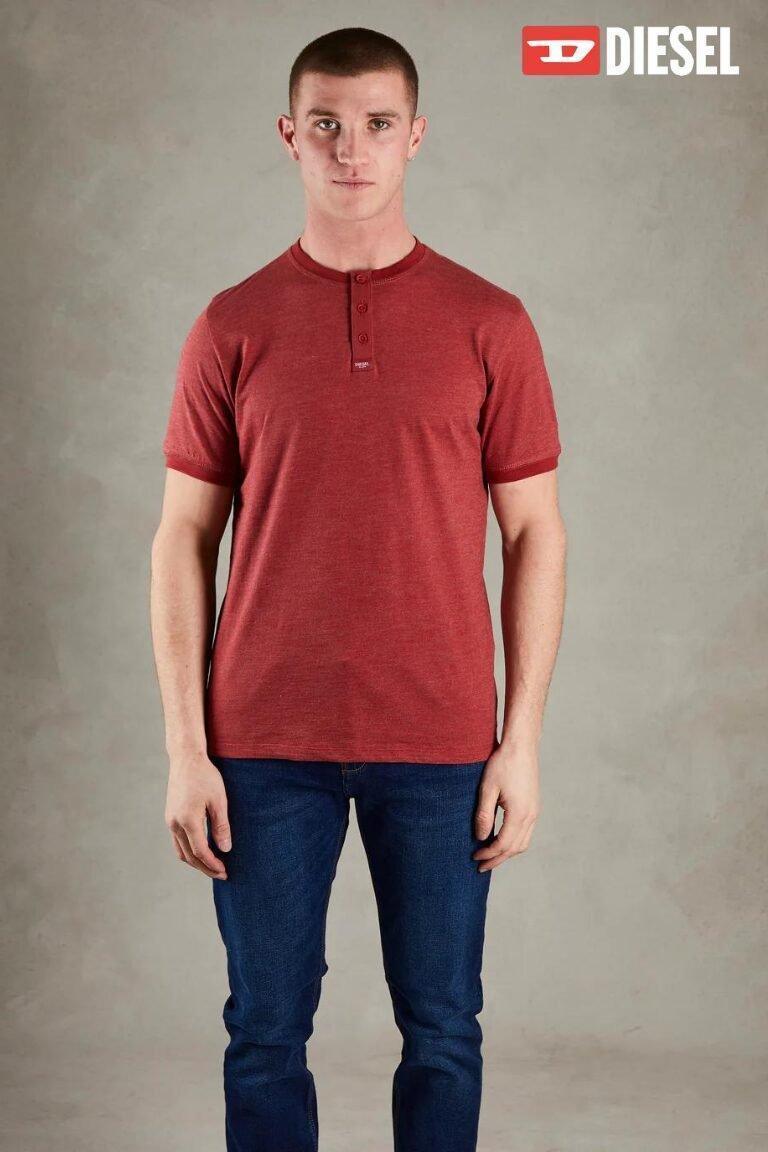 DIESEL JEREZ TEE ROSEWOOD - SMgarment's
