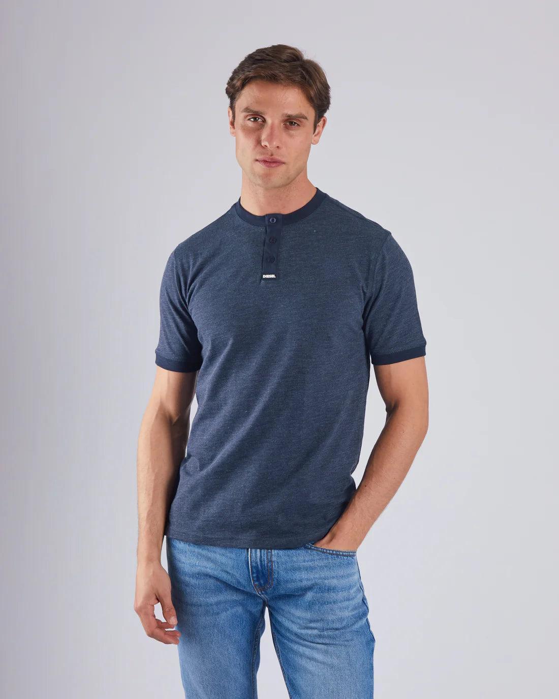 DIESEL JEREZ TEE VINTAGE NAVY - SMgarment's