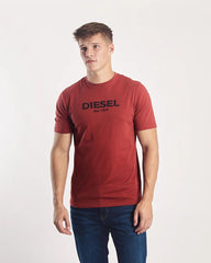 DIESEL NEWPORT TEE ROSEWOOD - SMgarment's