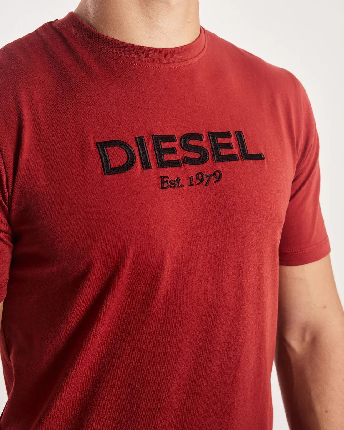 DIESEL NEWPORT TEE ROSEWOOD - SMgarment's