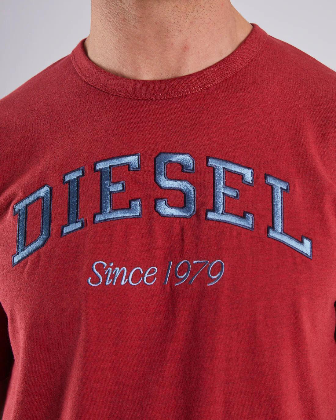 DIESEL PAXON TEE HAVANA RED - SMgarment's