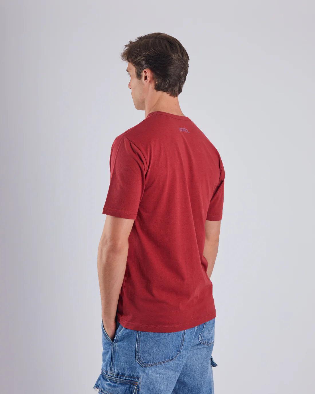 DIESEL PAXON TEE HAVANA RED - SMgarment's