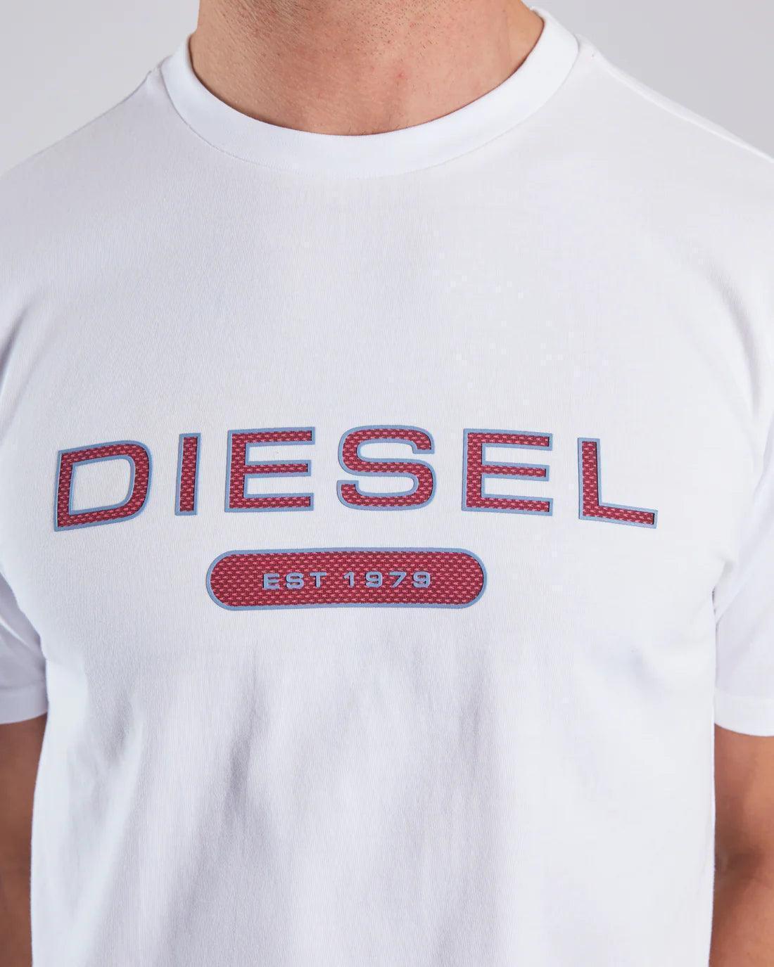 DIESEL PEDRO TEE DOVE WHTE - SMgarment's