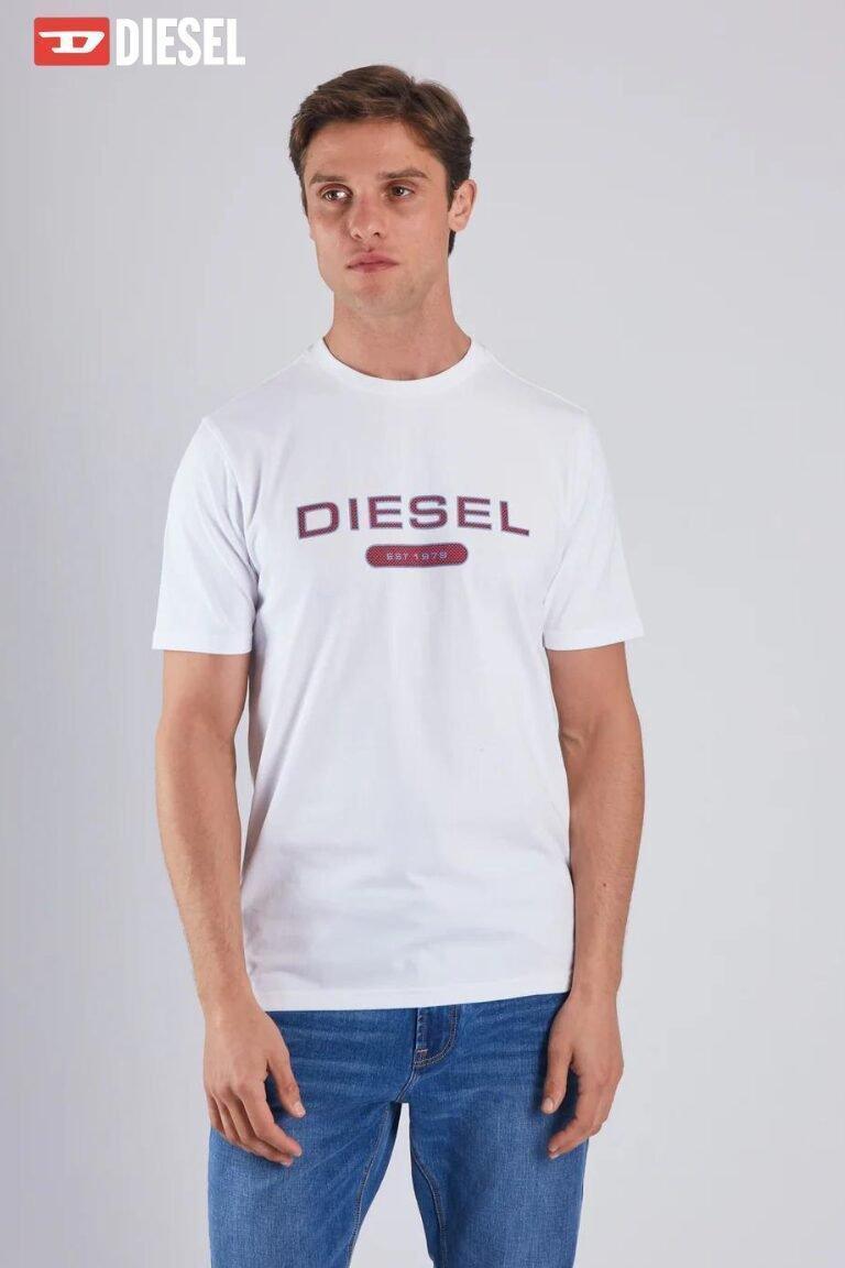 DIESEL PEDRO TEE DOVE WHTE - SMgarment's