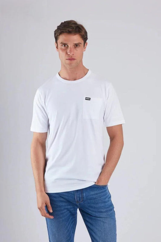 DSL Mens PIERRE TEE DOVE WHITE