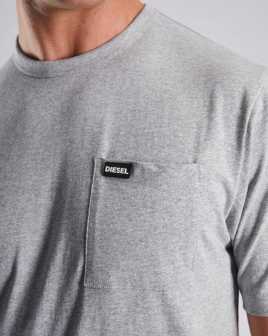 DIESEL PIERRE TEE GRAY MARL - Smgarment's