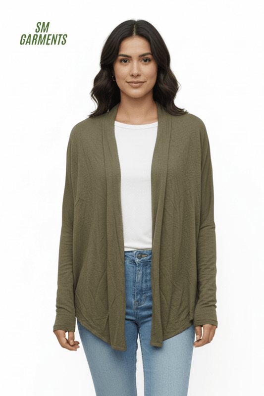 DIVIDED WOMENS PLAIN SHRUG - Smgarment's