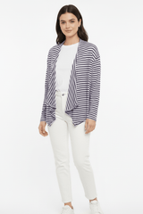 DIVIDED WOMENS STRIPED SHRUG - Smgarment's