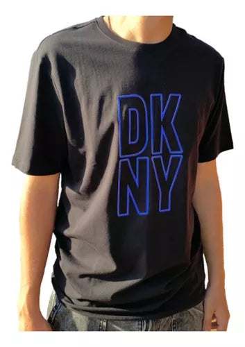 DKNY Men's Cotton Blend Logo Casual Look T-Shirt