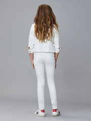 DL 1961 Chloe Skinny High Rise | White Exposed - SMgarment's