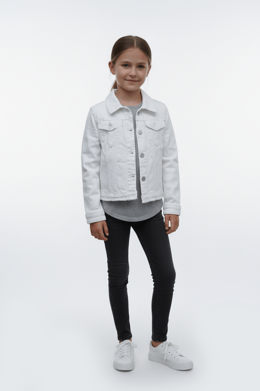 DL GIRLS WHITE JACKET