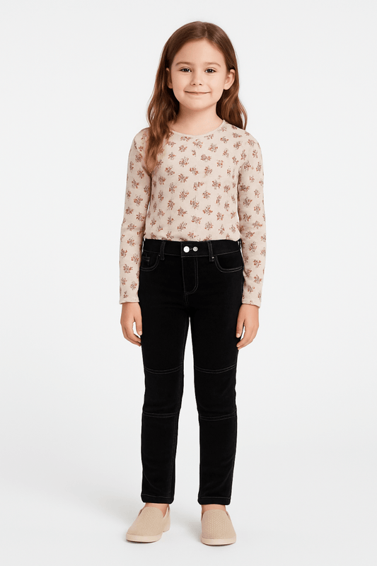 DL1961 CHLOE Skinny Blue Velvet Jeans - Smgarment's