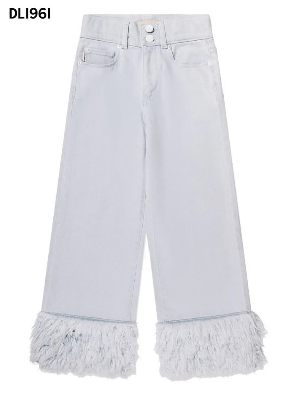 DL1961 Faux Fur - Trimmed Jeans - Smgarment's