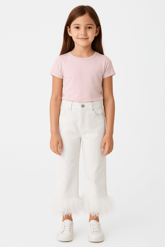 DL1961 Faux Fur - Trimmed Jeans - Smgarment's