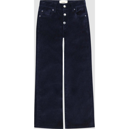 DL1961 GIRLS Lily Wide Leg, Marine Velvet Jeans - Smgarment's