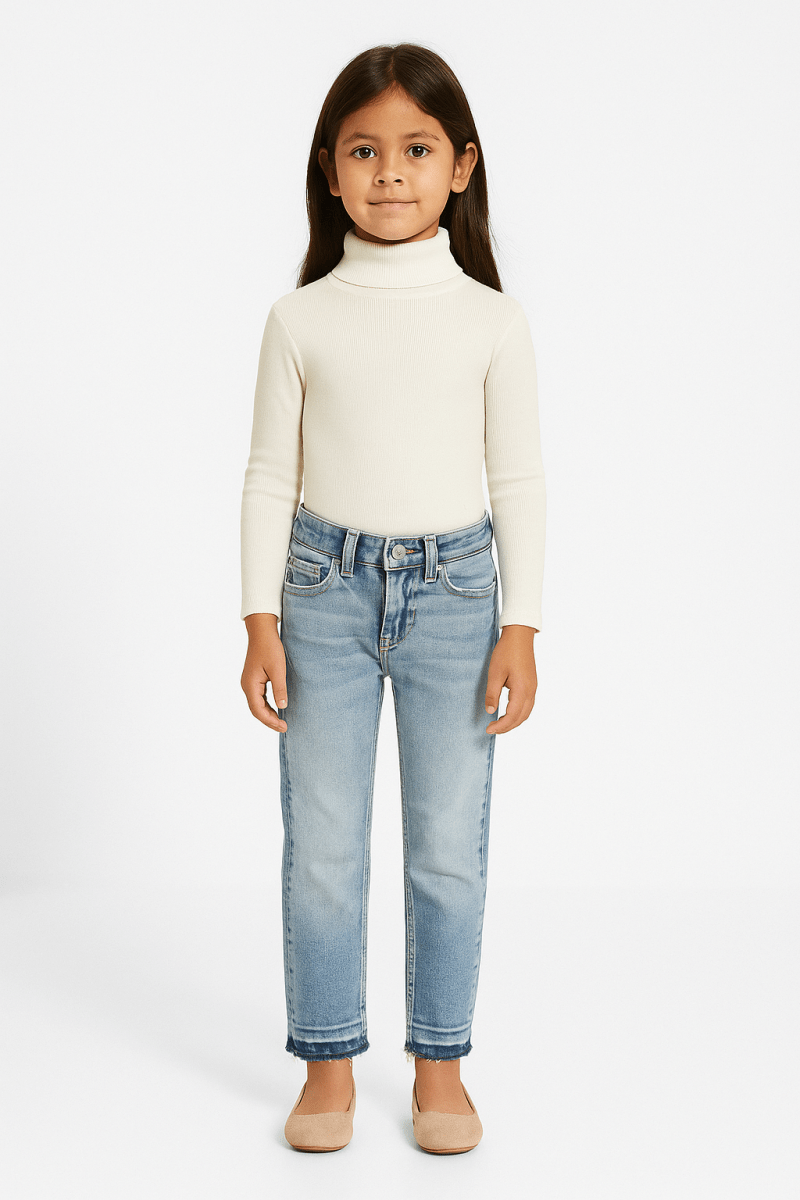 DL1961 Toddler Girls' Emie High Rise Straight Jean - Smgarment's