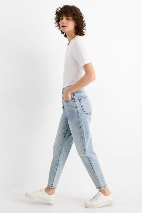 C&A WOMENS Mom jeans high waist