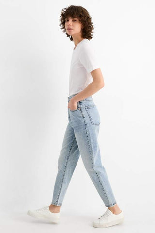 C&A WOMENS Mom jeans high waist