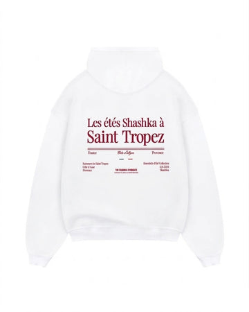 SHASHKA Mens Back Printed Zipped Hoodie