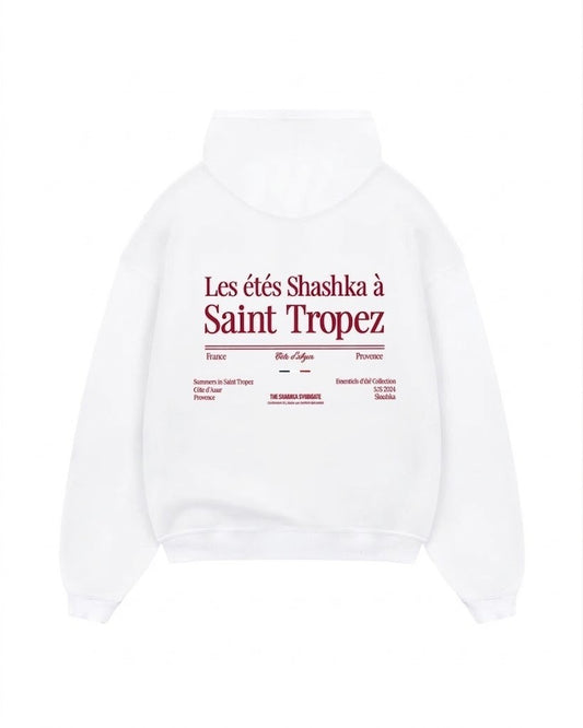 SHASHKA Mens Back Printed Zipped Hoodie