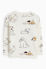 CNA BOYS DOG PRINTED SWEATSHIRT