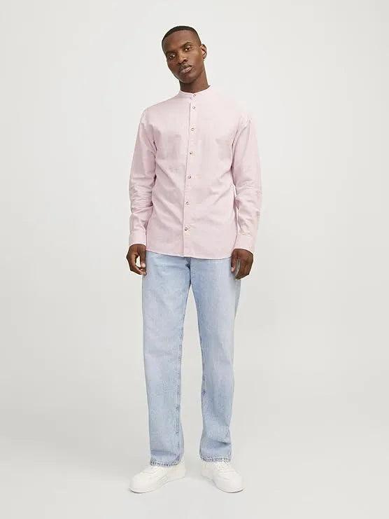 JACK AND JONES Summer Cotton/Linen Comfort Fit Shirt