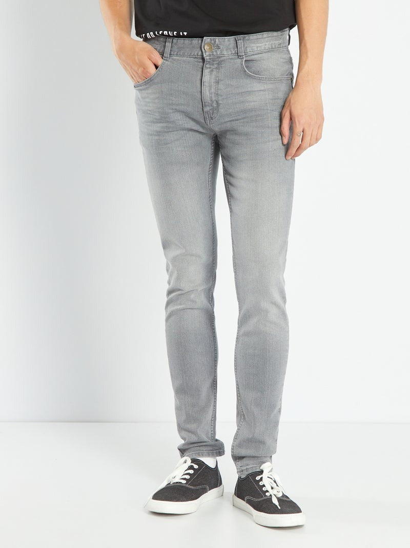 KIABI Slim Stretch Grey Jeans