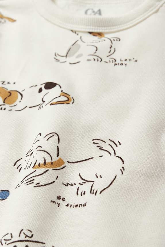 CNA BOYS DOG PRINTED SWEATSHIRT