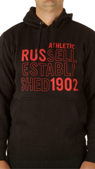 RUSSELL ATHLETIC MENS PRINTED PULL OVER HOODIE