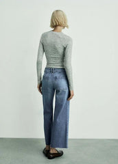 MANGO Catherin Culotte High-Rise Jeans